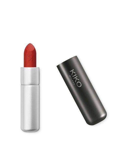 Матовая помада с пудровым финишем Kiko Milano Powder Power Lipstick 12 Fire Brick 3.5 г 8059385010618 фото