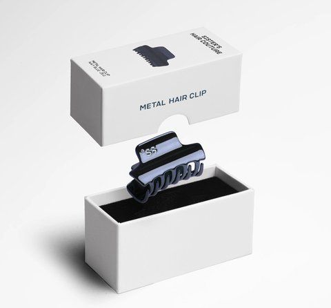 Металлическая заколка для волос Navy blue 4820227784516 фото