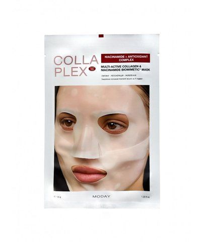 Колагенова біоміметична маска для обличчя Moday COLLAPLEX Multi-Active Mask з колагеном та ніацинамідом 35 грам 4820267340550 фото