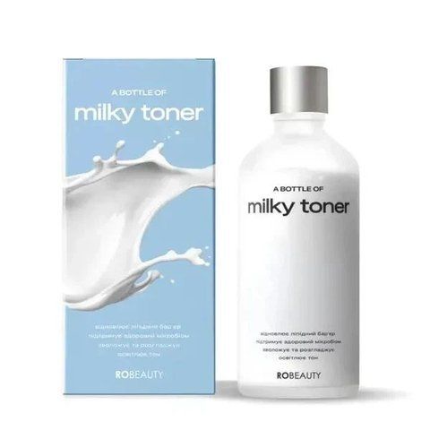 Тонер для лица увлажнение и восстановление ROBEAUTY MILKY 100 мл 4823222792548 фото