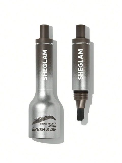 Маркер-помадка для бровей SHEGLAM Brow-Fection Angled Brush & Dip Truffle 1.2 мл Taupe 6977208190199 фото
