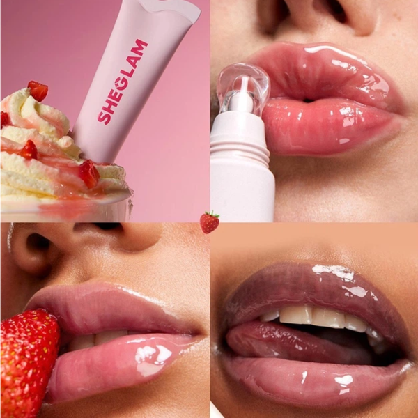 Блиск для губ Sheglam Crystal Glaze Moisturizing Lip Care колір Strawberry Milk 10 мл  6938582347906 фото