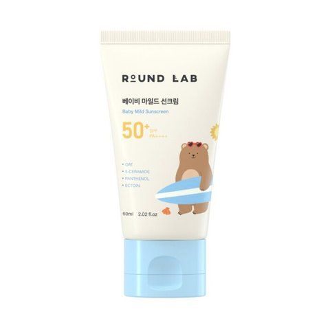 Дитячий сонцезахисний крем Round Lab Baby Mild Sunscreen, 60 мл 8809962540805 фото