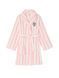 Халат Victoria's Secret Short Cozy Robe XS/S розовый в полоску 7040190955 фото 3