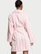 Халат Victoria's Secret Short Cozy Robe XS/S розовый в полоску 7040190955 фото 2