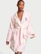 Халат Victoria's Secret Short Cozy Robe XS/S розовый в полоску 7040190955 фото 1