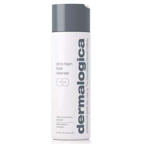 Гелево-масляний очисник для глибокого очищення обличчя Dermalogica Oil to Foam Total Cleanser 250 мл 666151113435 фото