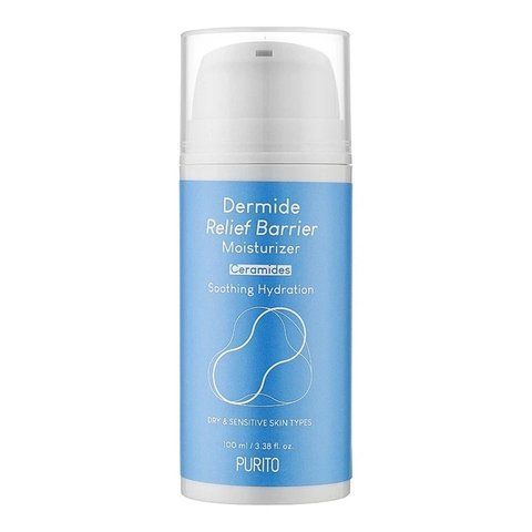 Зволожувальний крем з комплексом керамідів Dermide Relief Barrier Moisturizer PURITO 100 мл 8809563102129 фото