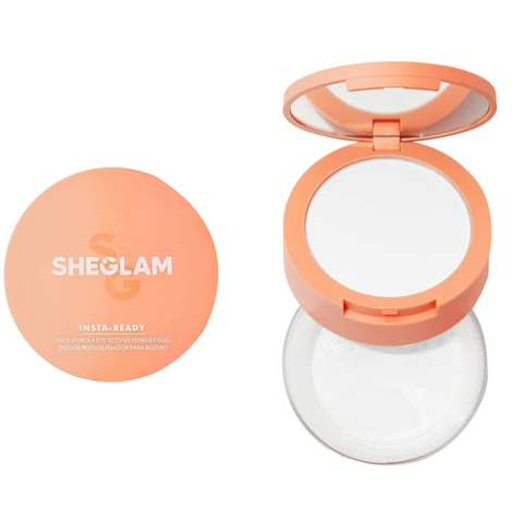 Подвійна матуюча пудра SHEGLAM Insta-Ready Face & Under Eye Setting Powder Duo Translucent 14 г  6971053494501 фото