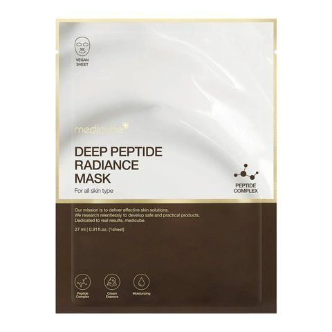 Регенерирующая кремовая маска с пептидами Medicube Deep Peptide Radiance Mask 8800240576585 фото