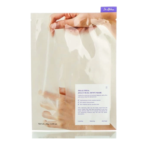 Тканинна маска для обличчя з PDRN і гіалуроновою кислотою Dr. Althea Jelly Seal Dewy Mask  8809447255736 фото