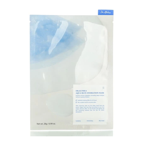 Зволожуюча тканинна маска з азуленом Dr. Althea Aqua Blue Hydration Mask  8809447255750 фото