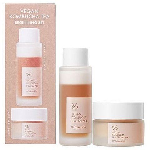 Веганский набор по уходу за кожей с комбучей Dr.Ceuracle Vegan Kombucha Beginning Set 8806133615553 фото